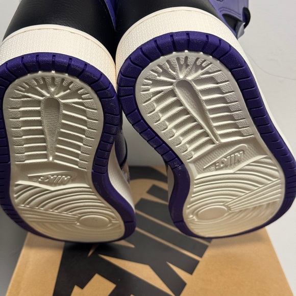 Jordan 1 High Zoom Air CMFT Purple Patent (Women's Size:11.5) NEW NEW NEW - Picture 5 of 14